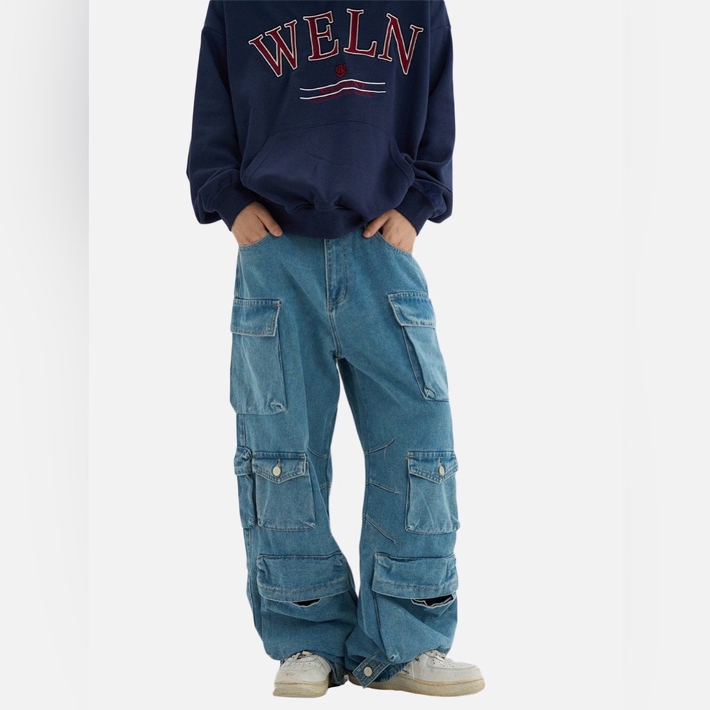 Aelfric Eden NWT Vintage Multi Pocket Jeans Blue